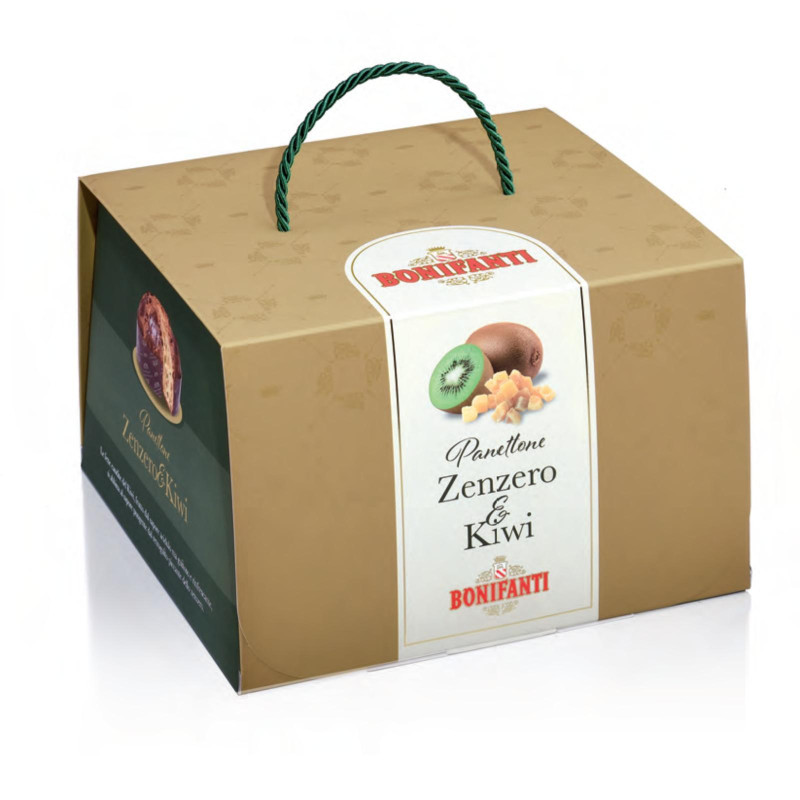 Panettone Bonifanti - Milanese Zenzero e Kiwi - 1 Kg