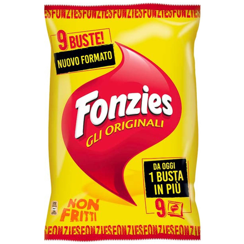 Busta Patatine - Fonzies Gli Originali - Multipack 212 gr