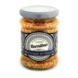 Salsa Mostarda in Grani - Moutarde à L'Ancienne - Bornibus - 245 g 