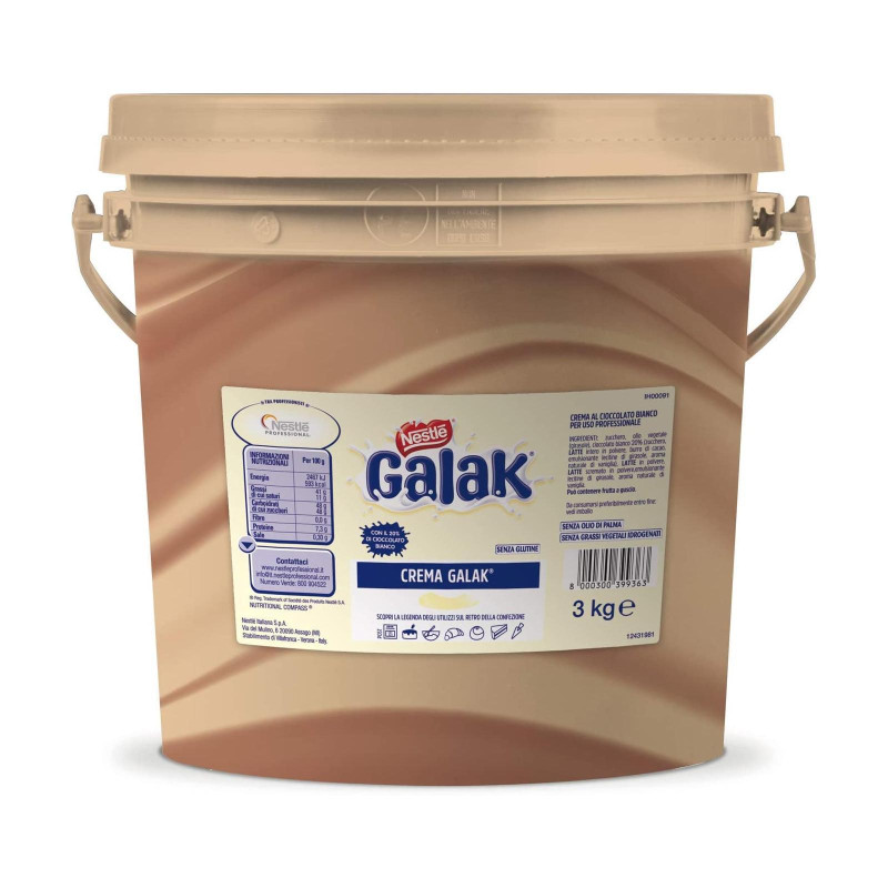 Crema Spalmabile Nestle' - Galak - Secchiello da 3 kg