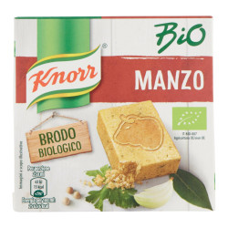 Dadi Knorr BIO - Dado Manzo Brodo Biologico - 6 Dadi