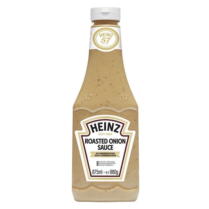 Roasted Onion Sauce Heinz - Cipolle Arrosto - Bottiglia da 875 ml