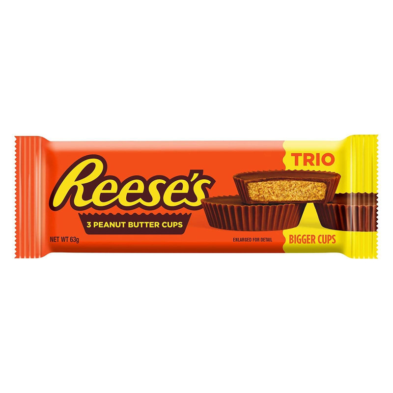 Tortina al Cioccolato - Reese's - Trio Peanut Butter Cups - Burro di Arachidi - 63g