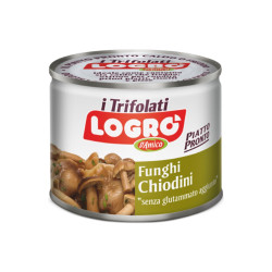 Funghi Chiodini Trifolati - D'Amico Logro' - Lattina da 180 gr