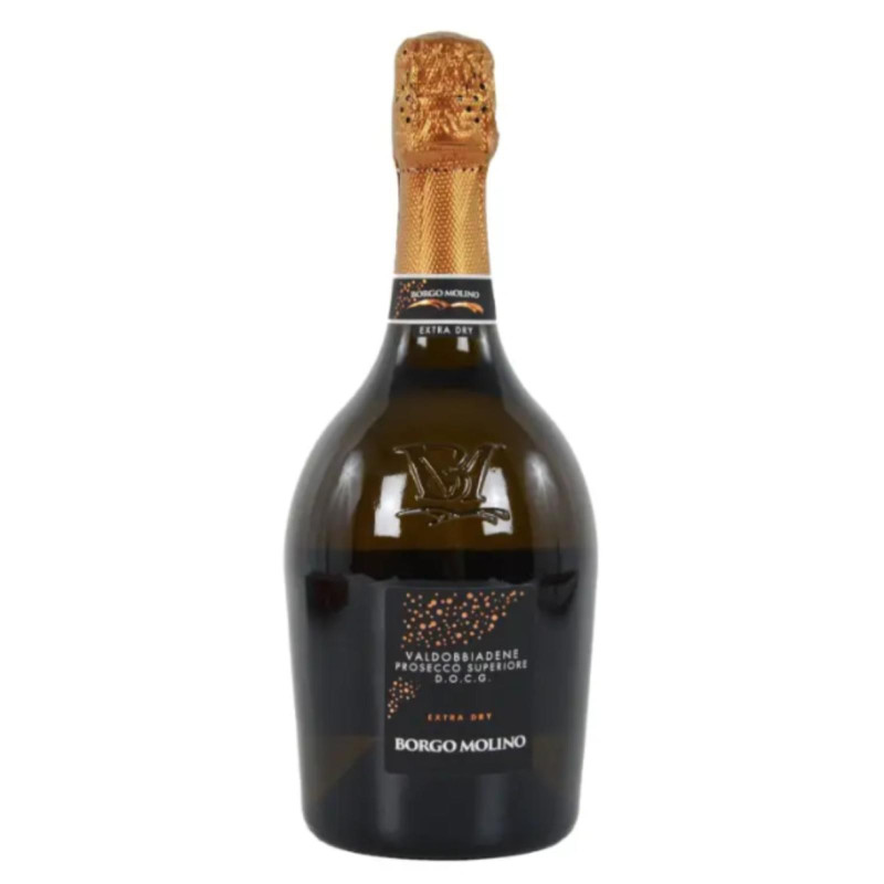 Vino Spumante - Borgo Molino - Valdobbiadente Extra Dry - Prosecco Superiore DOCG - 750 ml