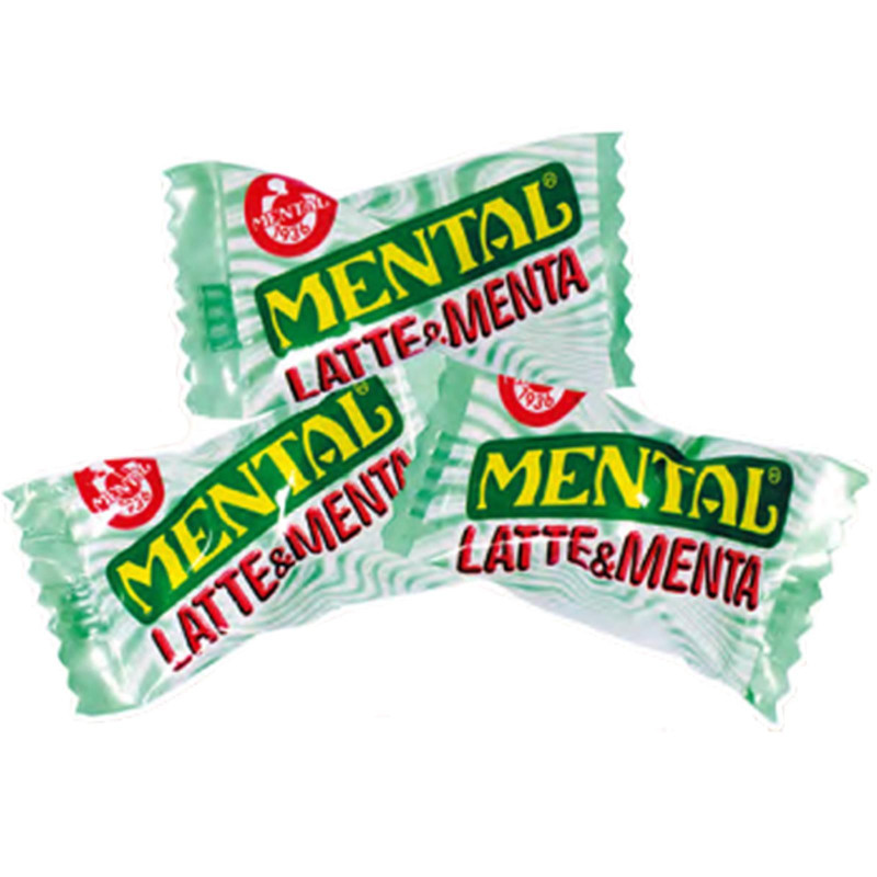 Confetto Latte Menta - Mental - Caramelle - 1 Kg