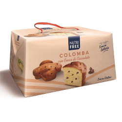 Colomba Senza Glutine e Senza Lattosio - Con Gocce Cioccolato -...