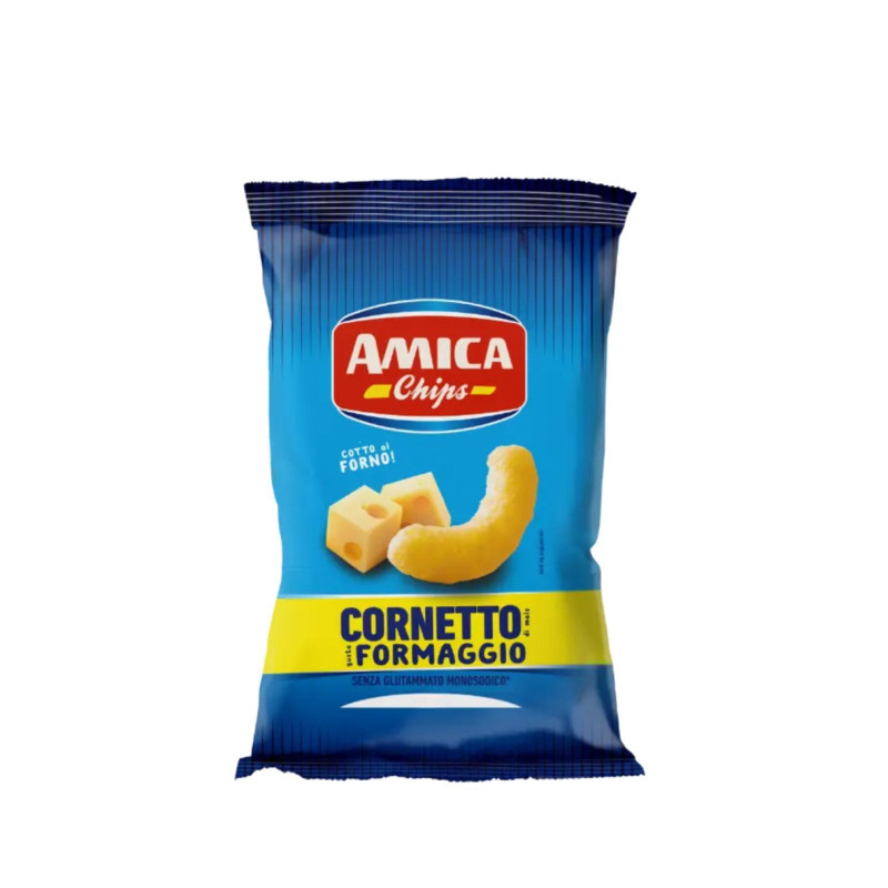 Busta Patatine - Amica Chips - Cornetto al Formaggio - 36 Buste da 20 g