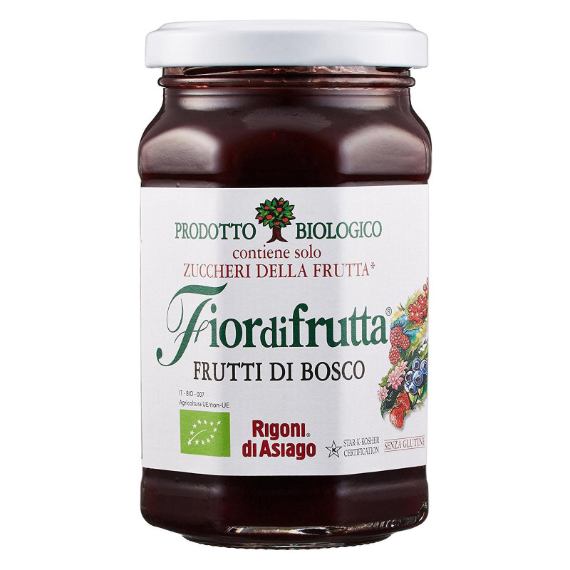 Confettura Rigoni Di Asiago Bio Fiordifrutta - 250 gr - Frutti di Bosco - Biologica