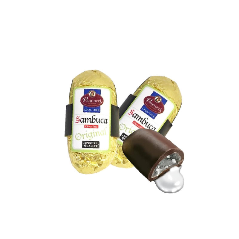 Cioccolatini Vannucci - Cioccolata Fondente - Liquore Sambuca - 500 g