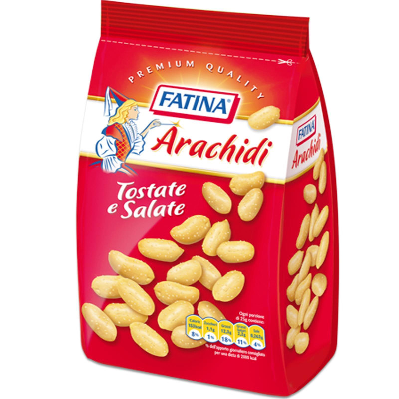 Arachidi Tostate e salate - Fatina - 250 gr 