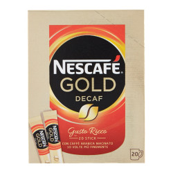 Caffe' Nescafe' Gold Decaf - Caffè Solubile Decaffeinato - 6 Pezzi...