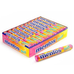 FRUTTA - Caramelle Mentos Roll - Frutta - 1 Pacchetti da 38 gr