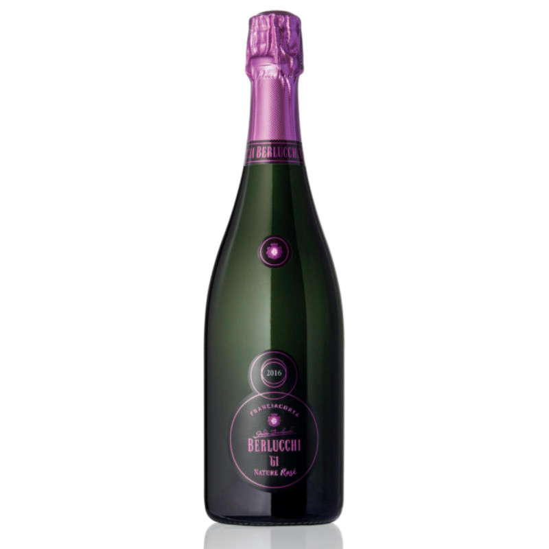 Vino Spumante - Berlucchi '61 Nature - Franciacorta Rose' Millesimato - 0,75 lt