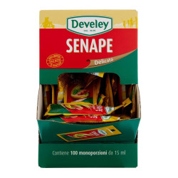 Salsa Senape - Develey - Senape Delicata - Box 100 Bustine Monodose...