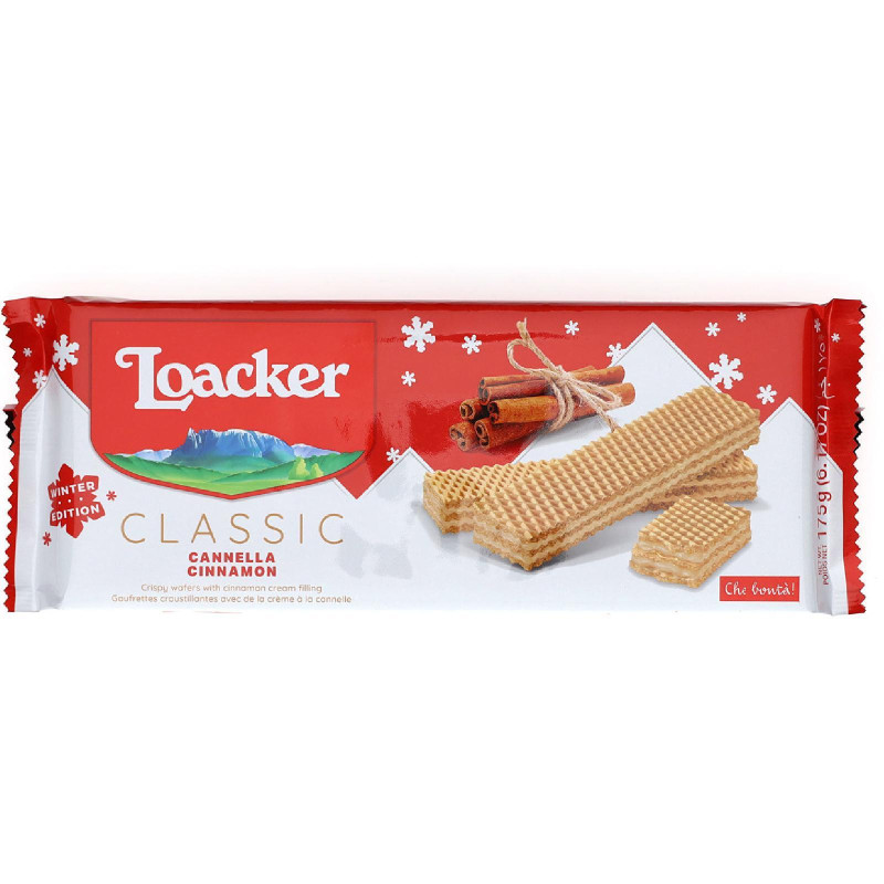 Biscotti Wafer Loacker - Cannella - 175 gr