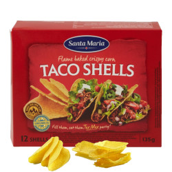 Taco Shells - Santa Maria - Torilla a Base di Mais - 135 gr