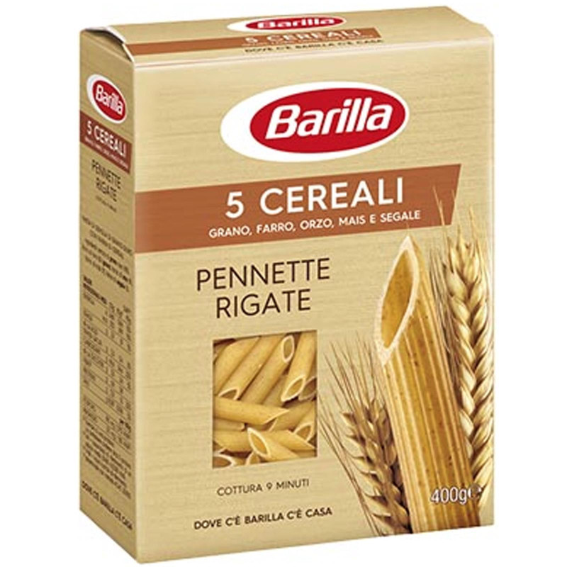 Pasta Barilla - 5 Cereali - Penne Rigate - 400 gr