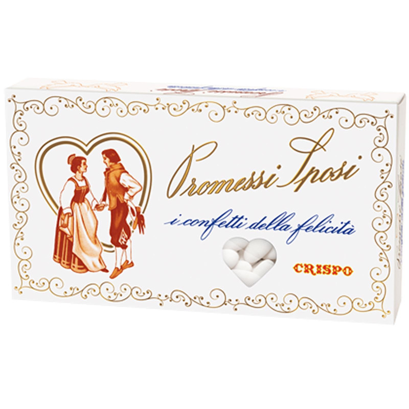 Confetti Crispo - Promessi Sposi - Mandorla - Bianco - 1 Kg