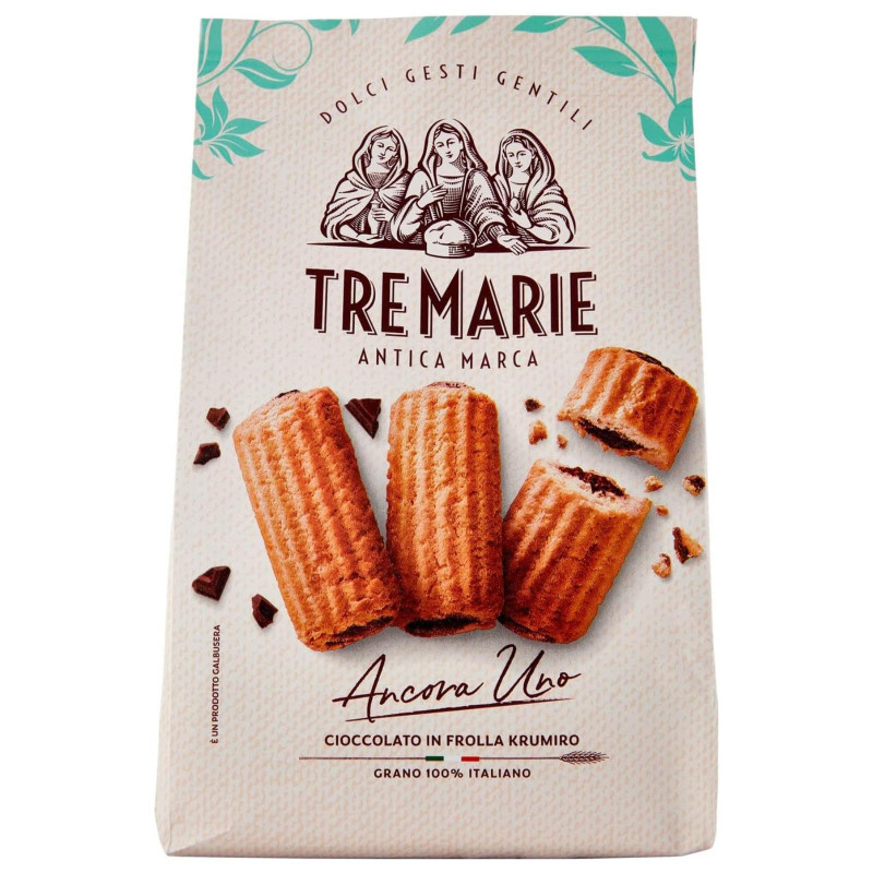 Biscotti Tre Marie - Ancora Uno - Cioccolato in Frolla Krumiro - 315 g