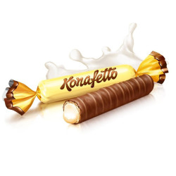 Wafer Konaffetto Roshen - Cioccolato Con Crema al Latte - 1 Kg