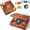 Confezione Scrigno in Legno - Baratti & Milano - Praline Assortite - 280 gr