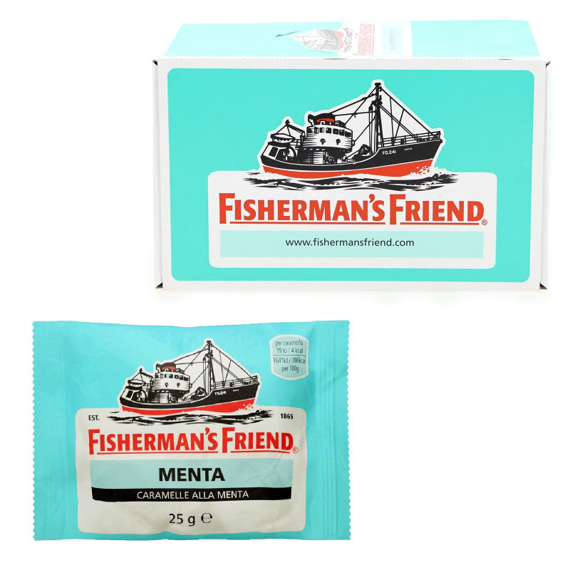 Caramelle Fisherman's Friend - Menta - 24 Bustine da 25 gr