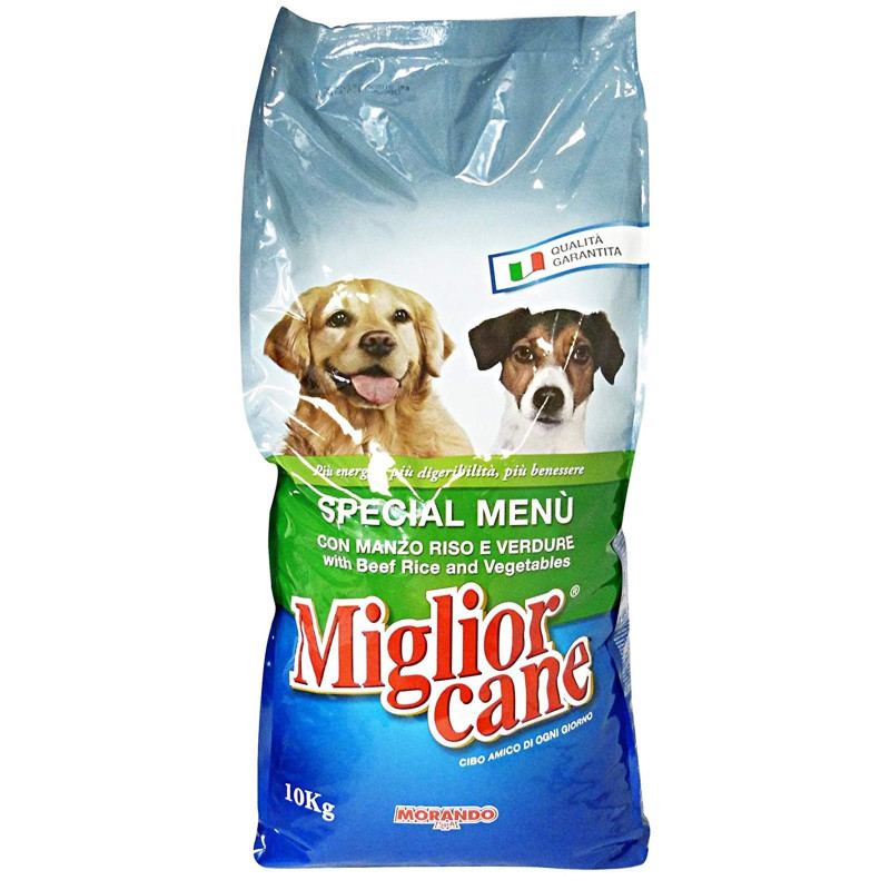 Crocchette per Cani - MigliorCane Special Menù - Pollo e Verdure 10 kg