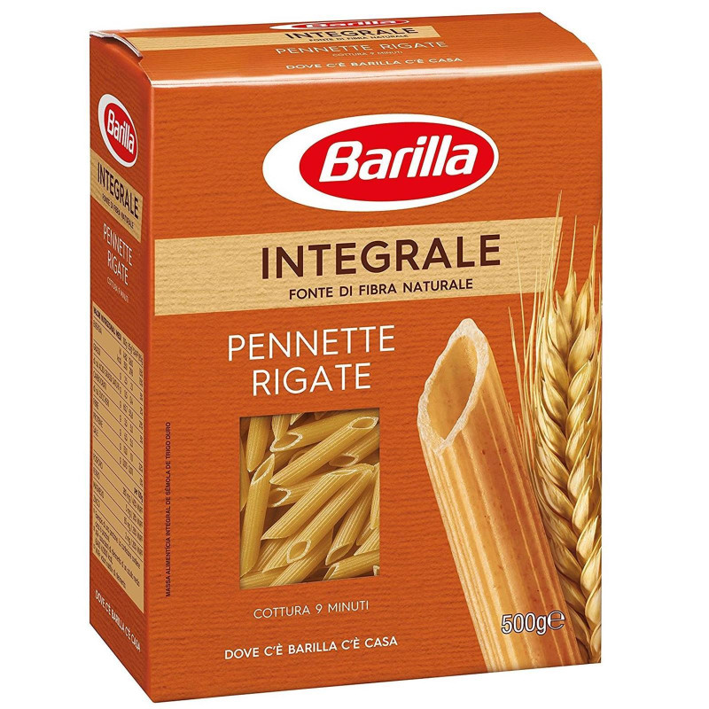 Pasta Barilla Integrale - Pennette Rigate - 500 gr