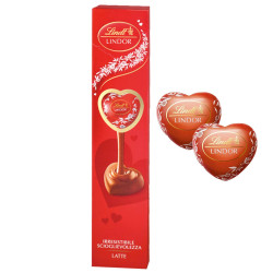 Cioccolatini Cuori Lindor - Cioccolato al Latte - Lindt - Scatolina...