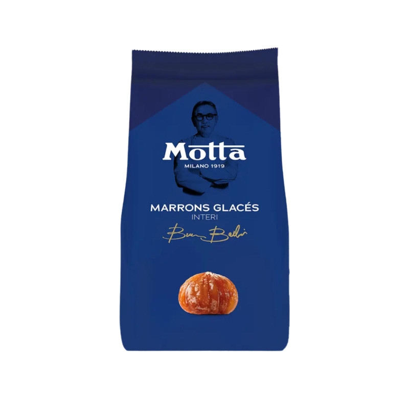 Marrons Glaces Motta - Interi - con Glassa di Zucchero - 130 gr