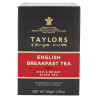 Te' Taylors Uk - English Breakfast Tea - Black Tea - 20 Filtri