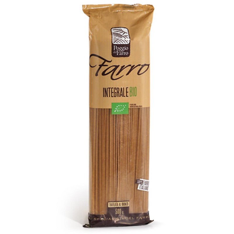 Pasta Integrale di Farro - Biologica - BIO - POGGIO DEL FARRO - Spaghetti - 500 gr