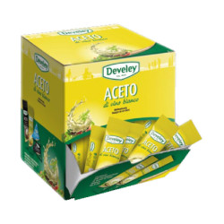 Aceto - Develey - Aceto di Vino Bianco - Box 200 Bustine Monodose 5 ml