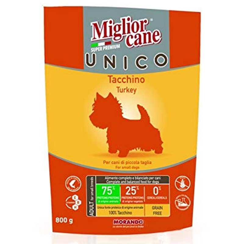 Crocchette per Cani - MigliorCane Unico - Tacchino 800 gr