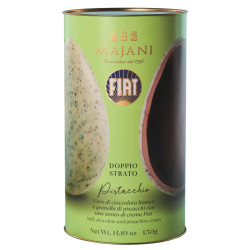 Uovo Cioccolato Bianco Majani - Fiat - Doppio Strato - Pistacchio...