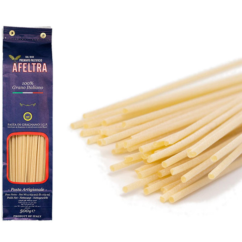 Pasta di Gragnano I.G.P. - Afeltra - Spaghettone - 500 gr - 100% Grano Italiano