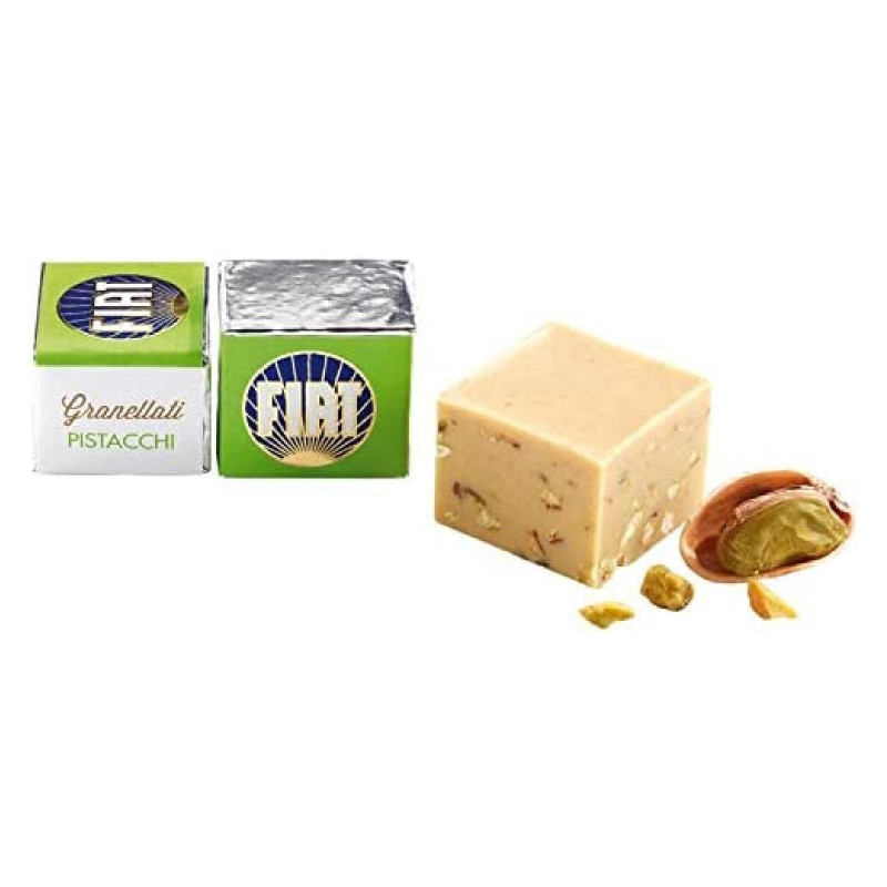 Cioccolatini Majani - Pasta di Nocciole e Granella Pistacchio - FIAT al Pistacchio - 25 x 10g