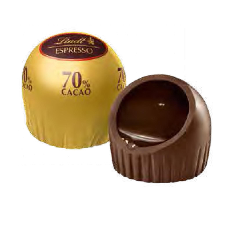 Praline Lindt - Cioccolatini Pralina Espresso - Cioccolato Fondente Ripieno Caffè  - Sfusi da 500 g