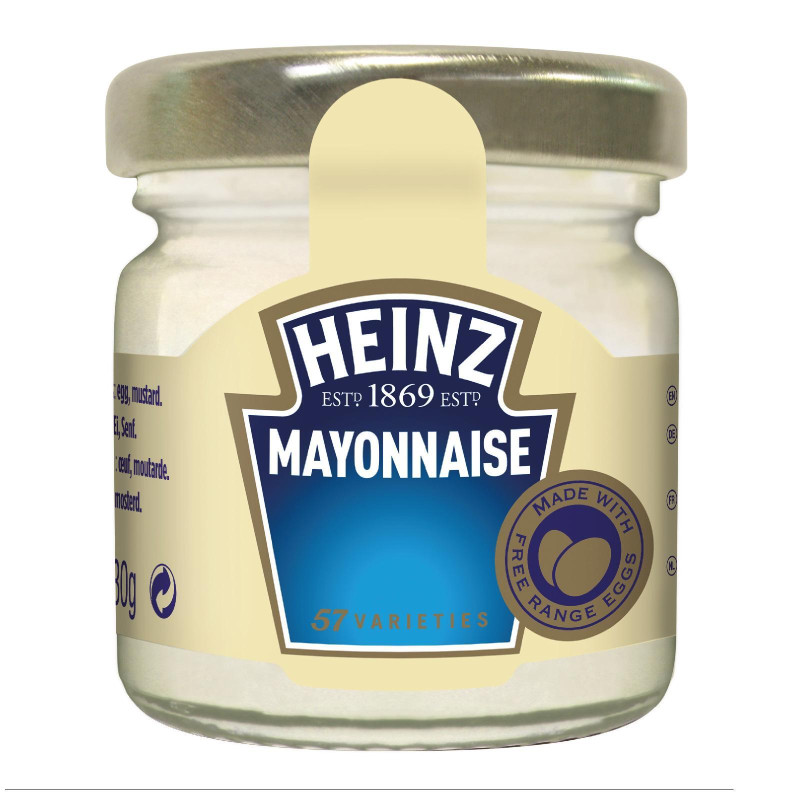 Maionese Heinz - Monoporzione - 80 Barattolini Vetro - 39 g