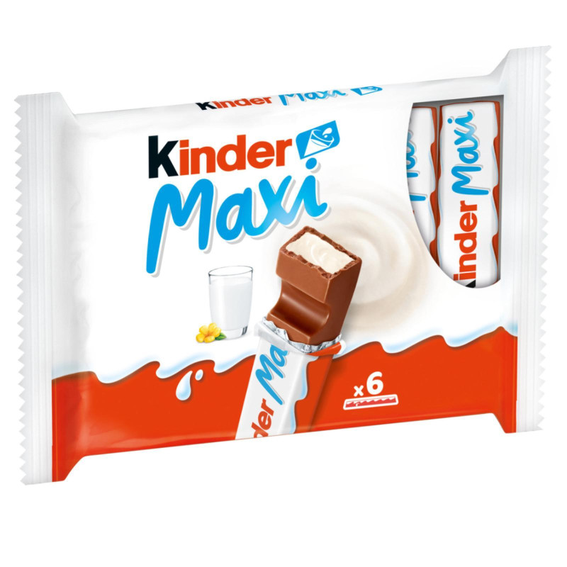 Kinder Maxi - Barretta da 21 gr - 6 Pezzi