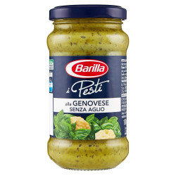 Sughi Barilla - Pesto alla Genovese Senza Aglio - Vasetto da 190 gr