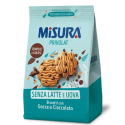 Biscotti Misura - Privolat - Con Gocce di Cioccolato - 290 gr