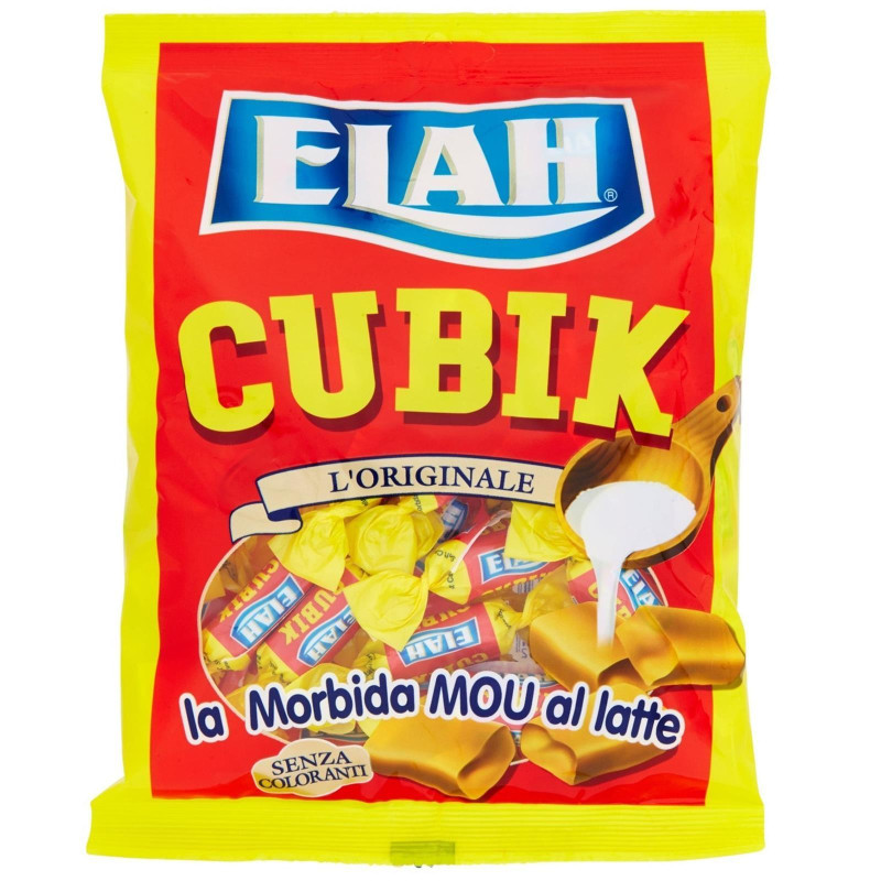 Caramelle Elah - I morbidi Toffè - Cubik Mou al Latte - 150 g