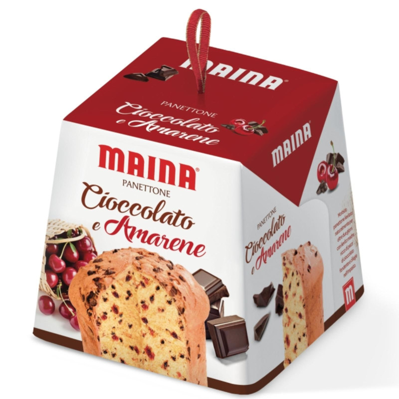 Panettone Maina - Cioccolato e Amarene - 750 g