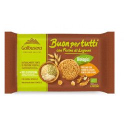 Galbusera - Frollini Bio con farine di legumi semi di lino e noci -...