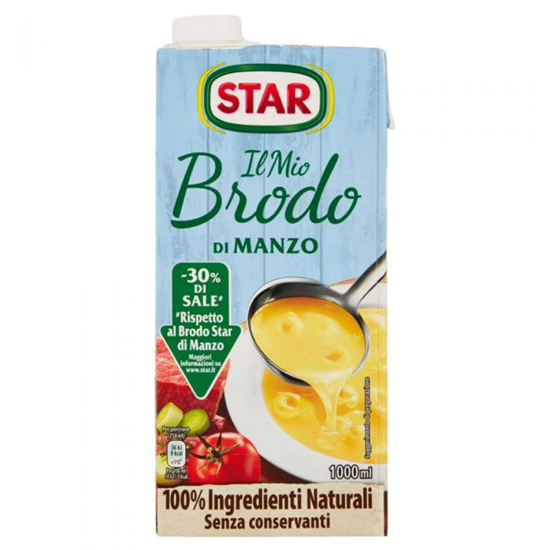 Il mio Brodo Liquido Star - Carne Manzo -30% Sale - 1 Litro