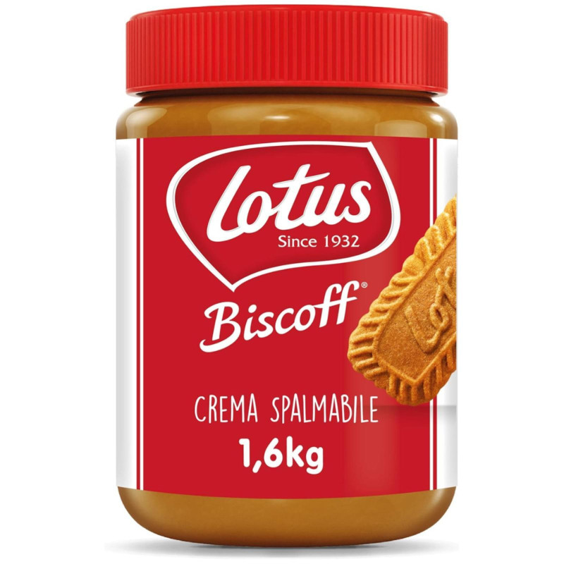 Crema Spalmabile ai Biscotti al Caramello - Lotus - Biscoff - 1,6 Kg