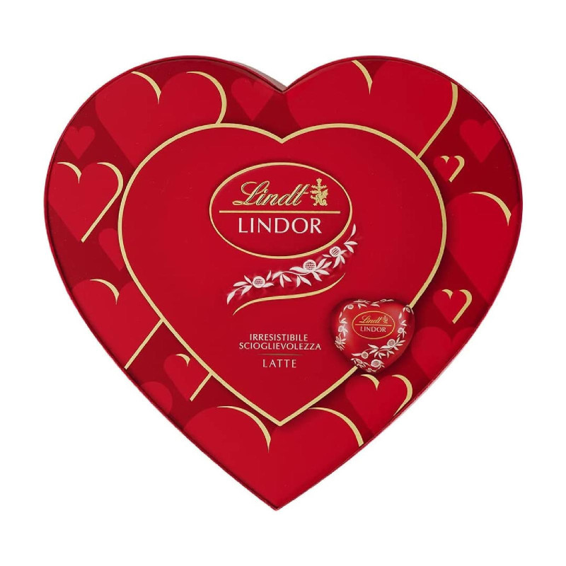 Cioccolatini Cuori Lindor - Lindt - Confezione Regalo 96 gr