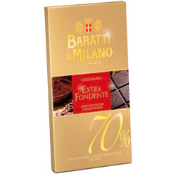 Tavoletta Cioccolato Fondente 70% - Baratti & Milano - Extra...